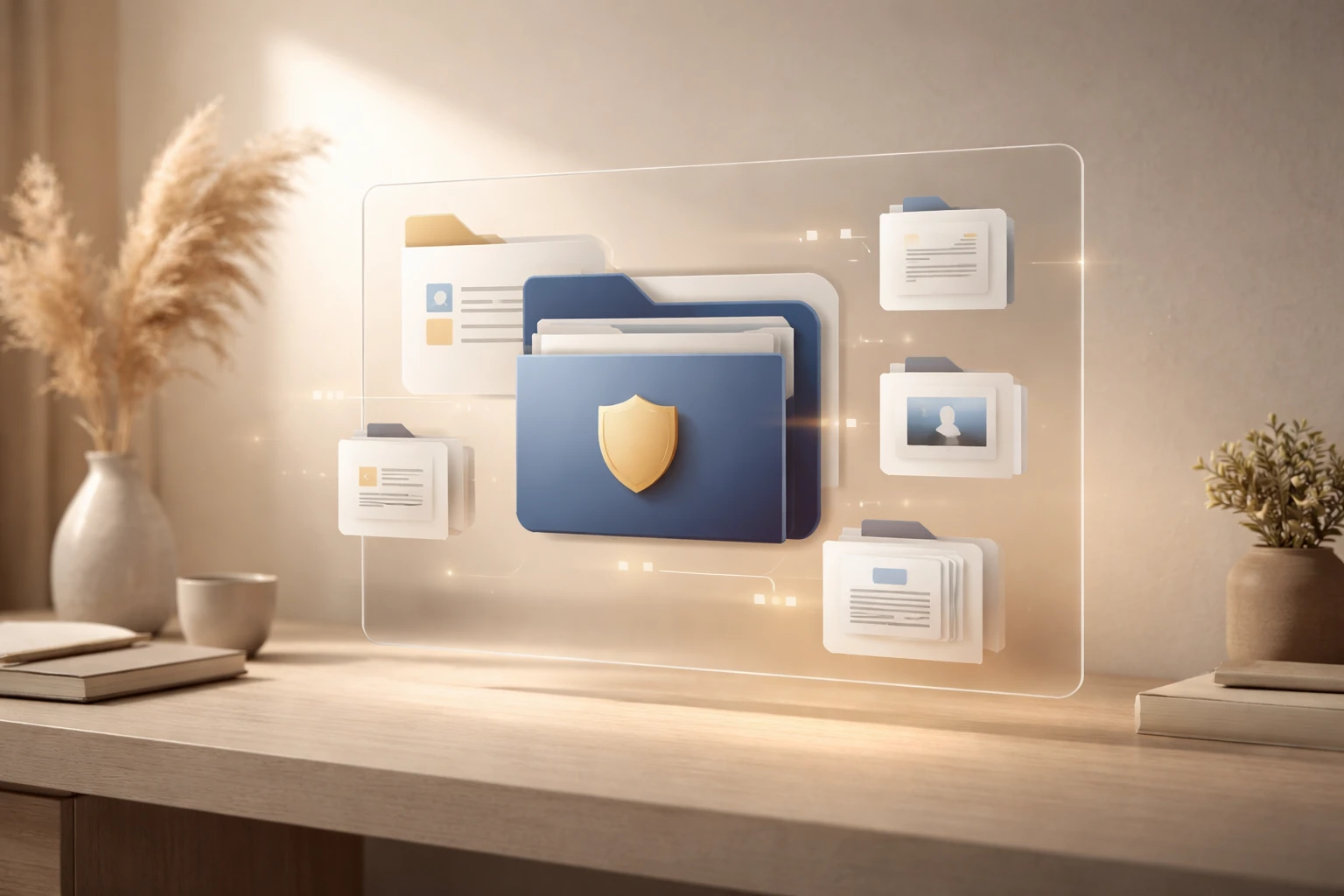 Coffre-fort numérique sécurisé pour documents sensibles