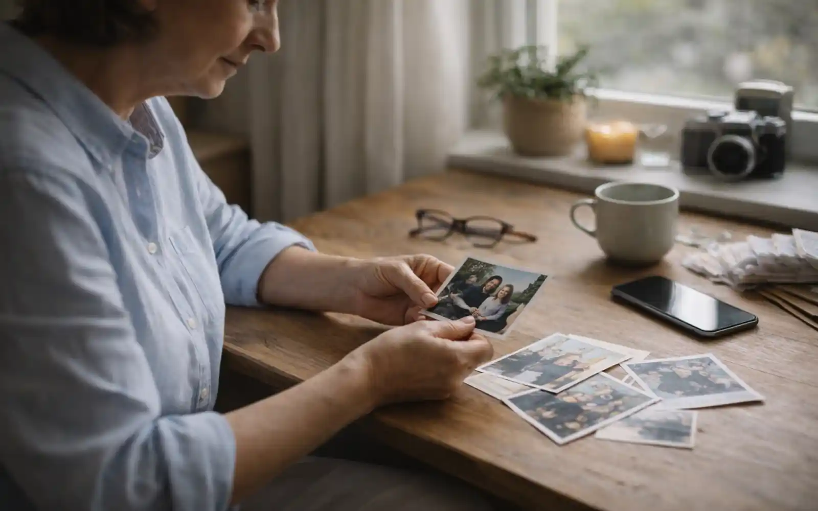 Transmission de souvenirs et messages personnels au sein d’une famille