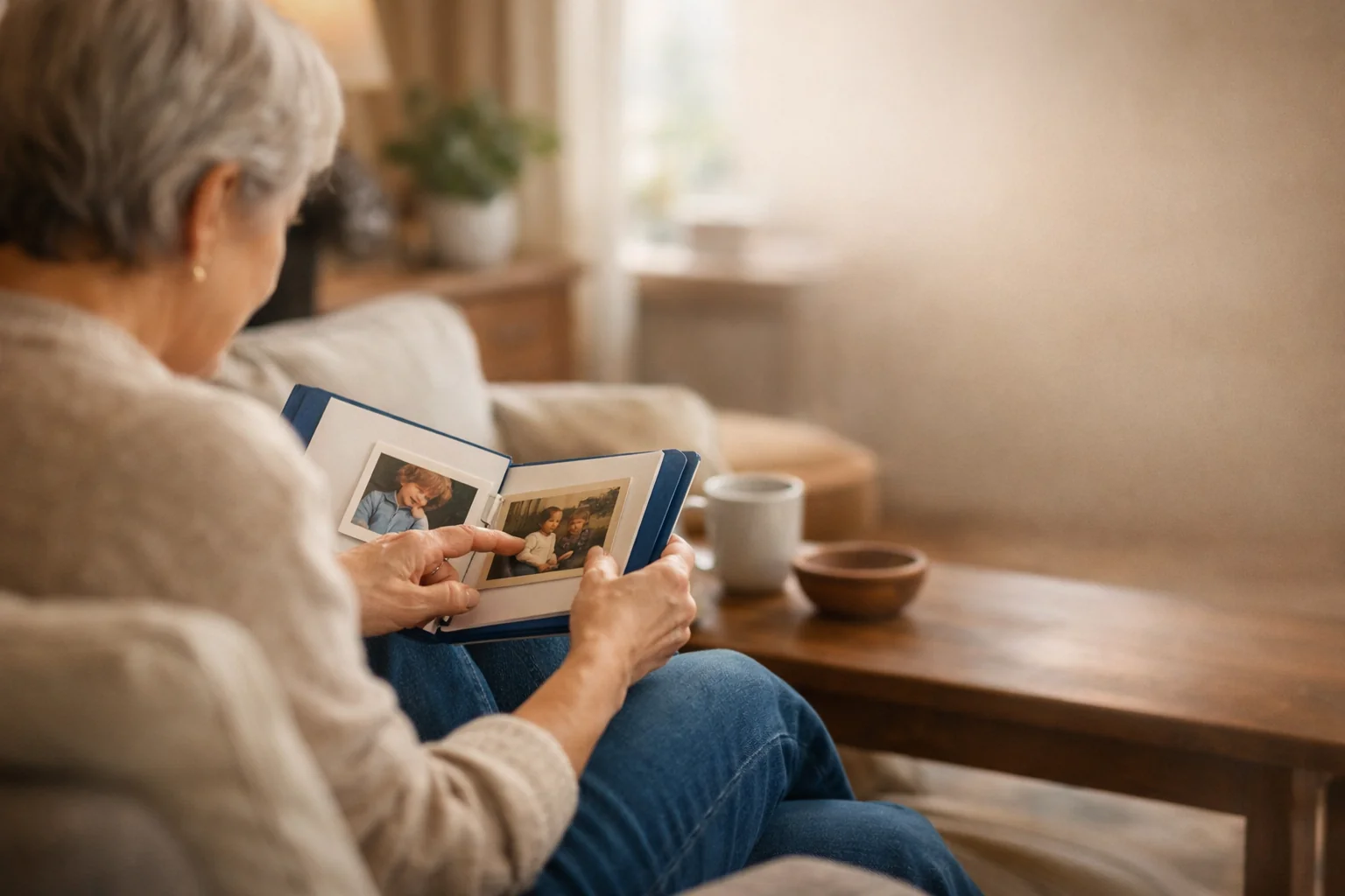 Transmission familiale et échange autour d’un document, dans un cadre apaisé