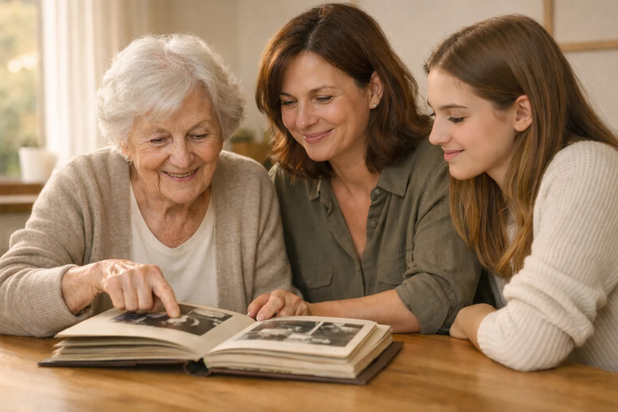 Illustration de la transmission des souvenirs, volontés et informations au sein de Post Scriptum Héritage